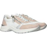 Remonte D0G09 Sneakers voor dames, roze/wit/ijs/wit/81, 39 EU breed, Roze wit ijs wit 81, 39 EU Breed