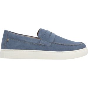 Rieker - Loafers - Blauw - Suède - Leren Voering