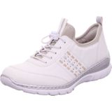 Rieker - Slip-on Sneakers - Slipper - Wit/beige - 150 Jaar RIEKER Jubileumartikel