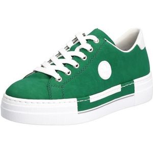 Rieker veterschoenen voor dames N49W1, grootte:38, kleur:Groen