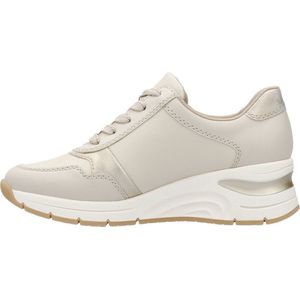 Rieker - Sneakers Laag - Beige - Textiel