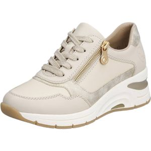 Rieker Dames N9301 veterschoenen, beige, 40 EU