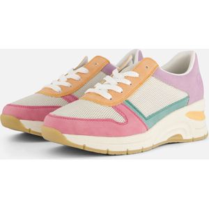 Rieker - Libelle - Sneakers - Roze - Textiel