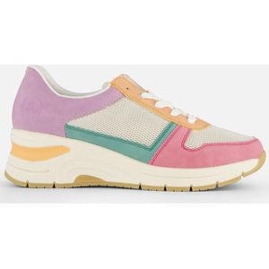 Rieker Libelle Sneakers roze Textiel - Dames - Maat 38