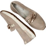 Rieker - Instappers - Beige - Suède - Voorgevormd Voetbed