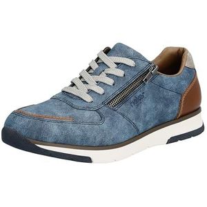 Rieker, Schoenen, Heren, Blauw, 41 EU, Blauwe Sneakers voor Mannen