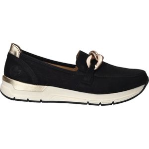 Rieker - Instappers - Dames - Zwart - Voorgevormd Voetbed