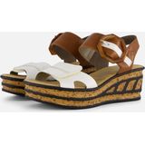 Rieker Sandalen wit Synthetisch - Dames