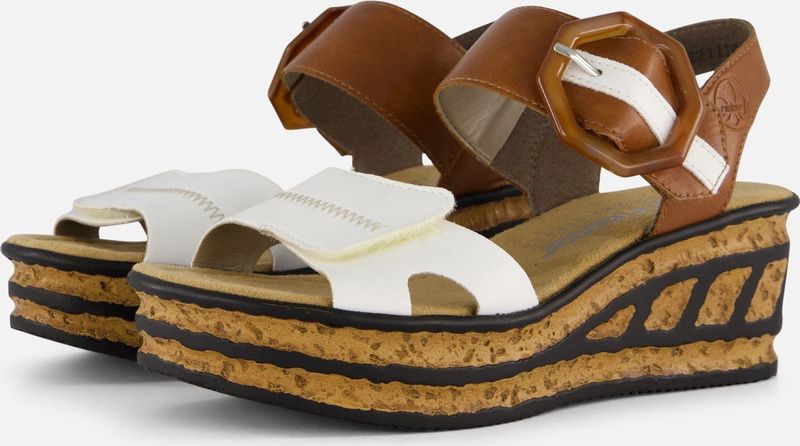 Rieker Sandalen wit Synthetisch - Dames