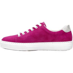 Rieker Plateausneaker mit weicher MemoSoft-Innensohle, Freizeitschuh, Halbschuh, Schnürschuh