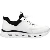 Chunky Slipper - Wit/Zwart - Vegan - Snelsluiting - Sleehak