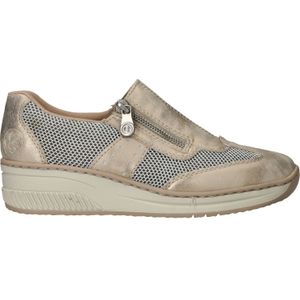 Rieker - Instappers - Beige - Synthetisch - Dames