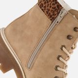Rieker - Veterboots - Beige - Synthetisch