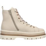 Rieker - Winterlaarsjes - Lichtbeige - Kuitlaarzen - Ritssluiting - Plateauhak