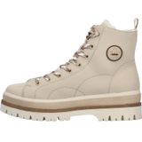 Rieker - Winterlaarsjes - Lichtbeige - Kuitlaarzen - Ritssluiting - Plateauhak