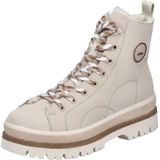 Rieker - Winterlaarsjes - Lichtbeige - Kuitlaarzen - Ritssluiting - Plateauhak