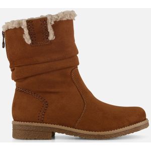 Rieker - Enkellaarsjes - Cognac - Imitatiesuede - Dames