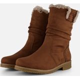 Rieker - Enkellaarsjes - Cognac - Imitatiesuede - Dames