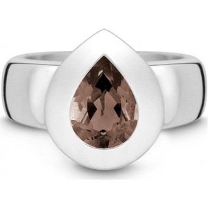 Quinn - Dames Ring - 925 Zilver - Edelsteen - Kwarts