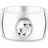 Quinn - Dames Ring - 925 / - Zilver - Edelsteen - Topaas