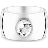 Quinn - Dames Ring - 925 / - Zilver - Edelsteen - Topaas