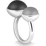 Quinn - Candy_End - Dames Ring - Zilver - Edelsteen Onyx - 925 / - Zilver
