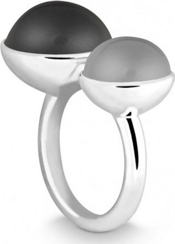 Quinn - Candy_End - Dames Ring - Zilver - Edelsteen Onyx - 925 / - Zilver