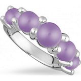 Quinn - Ringen - 925 / - Zilver - Edelsteen - Amethist