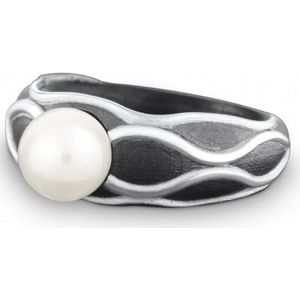 Quinn - Snake_Charmer - Dames Ring - Zilver - Parel - 925 / - Zilver