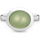 Quinn - Dames Ring - 925 / - Zilver - Edelsteen - Prasiolite
