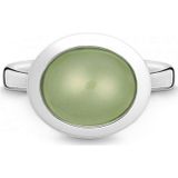Quinn - Dames Ring - 925 / - Zilver - Edelsteen - Prasiolite