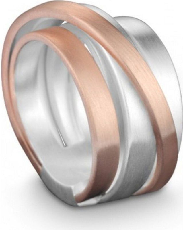 Quinn - Crossing_lines - Ring - Zilver - 925 / - Zilver