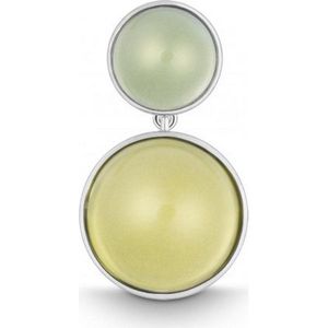 Quinn - Candy_End - Hanger - Zilver - Edelsteen Lemonquarz - Ø 15mm