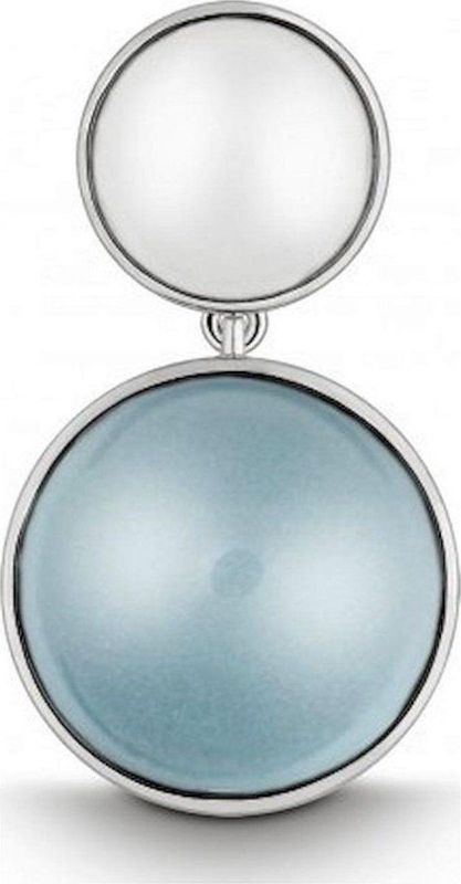 Quinn - Hanger - 925 / - Zilver - Blauwe Topaas