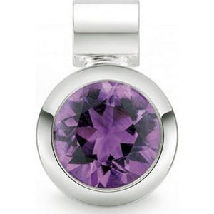Quinn - Hanger - Zilver - Amethist - Edelsteen - 925 Zilver