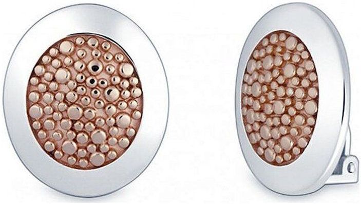 Quinn - Oorringen - Rose Goud Verguld - 925 Zilver - Model No 26873001