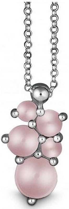 Quinn - Halsketting - 925 / - Zilver - Edelsteen - Kwarts