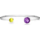 Quinn - Armbanden - Geel - Purper - Edelstenen - Zilver - Model 29024933