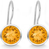 Quinn - Oorringen - Zilver - Citrien - Model 035804911