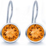 Quinn - Oorringen - Zilver - Citrien - Model 035804911