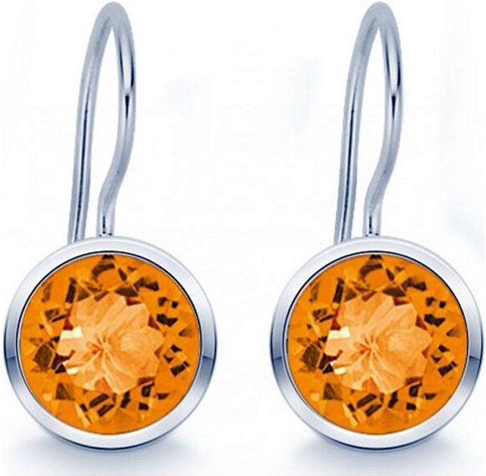 Quinn - Oorringen - Zilver - Citrien - Model 035804911