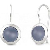 Quinn - Oorbellen - Zilver - Chalcedoon - Gepolijst