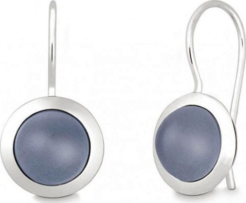 Quinn - Oorbellen - Zilver - Chalcedoon - Gepolijst