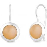 Quinn - Oorbel - Zilver - Maansteen - Gepolijst - 035839949