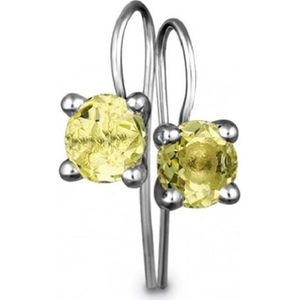 Quinn - Oorringen - Zilver - Citroenkwarts - Model 035846948