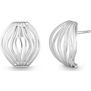 Quinn - Wind Blown - Oorknopjes - Zilver - Gepolijst