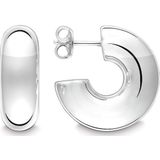 Quinn - Oorbellen - Zilver - Gepolijst - 925 Zilver