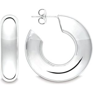 Quinn - Oorbellen - Zilver - Gepolijst - 925 Zilver