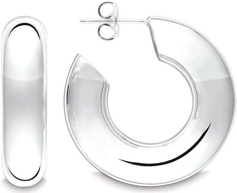 Quinn - Oorbellen - Zilver - Gepolijst - 925 Zilver