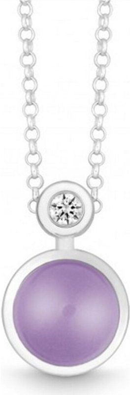 Quinn - Dolce_Fine - Halsketting - Goud - 585 / - Wit Goud - Edelsteen - Amethist